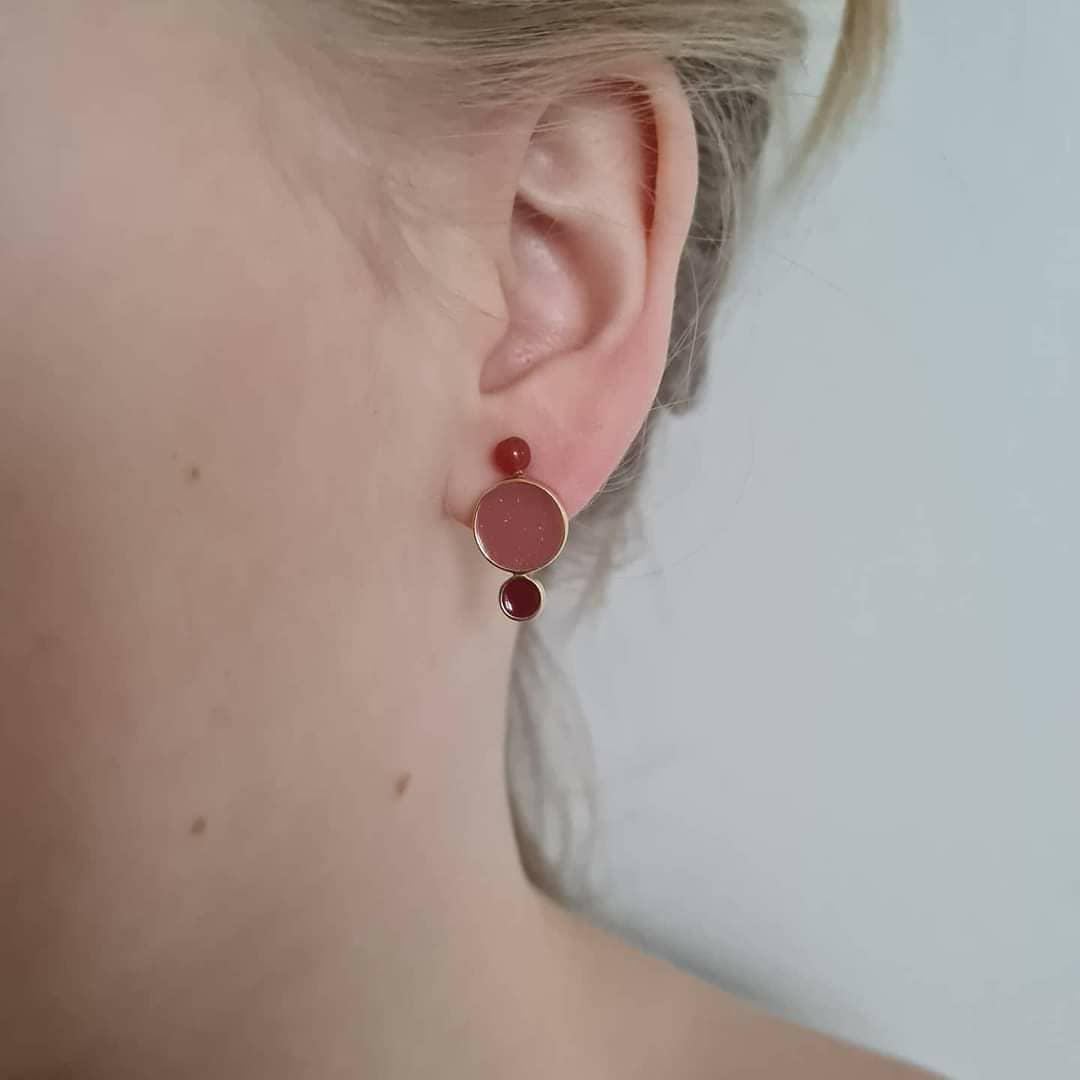 Kara. Red and rose. Carneol