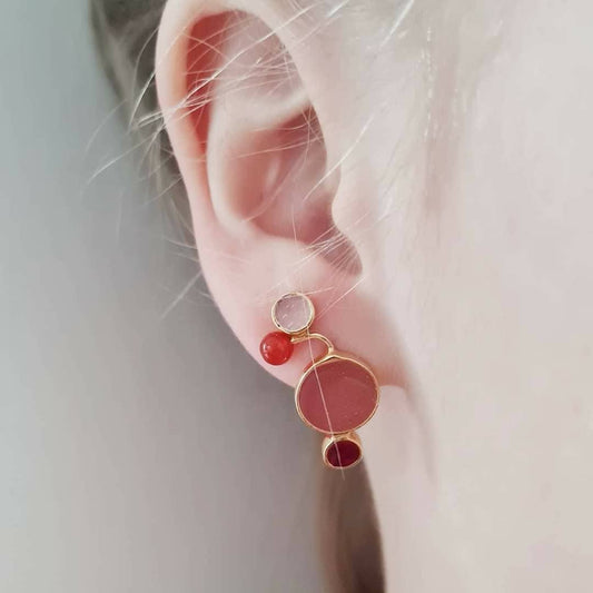 Kara. Red and rose. Carneol